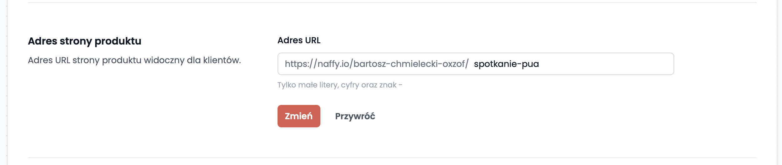 Adres URL produktu do skopiowania