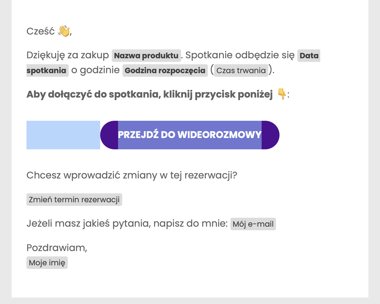 Edytor treści wiadomości e-mail